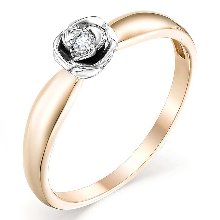 Кольцо, золото, бриллиант, 3038-110